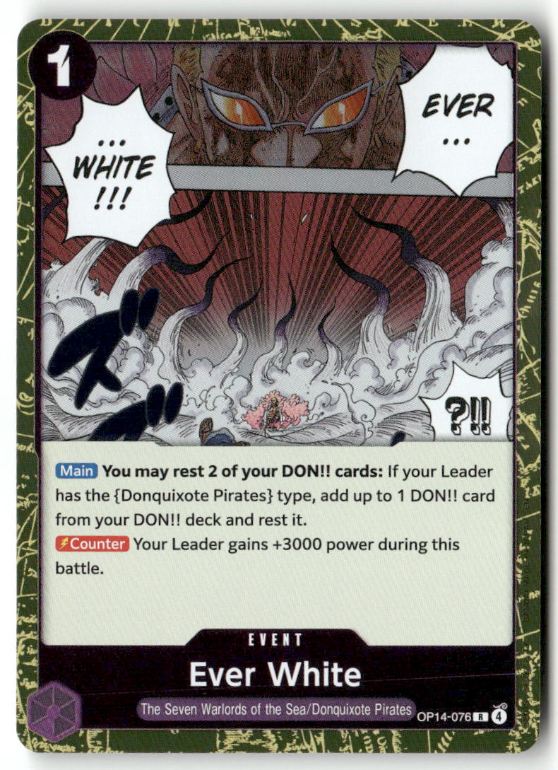 Ever White R The Azure Sea's Seven OP14-076 NM