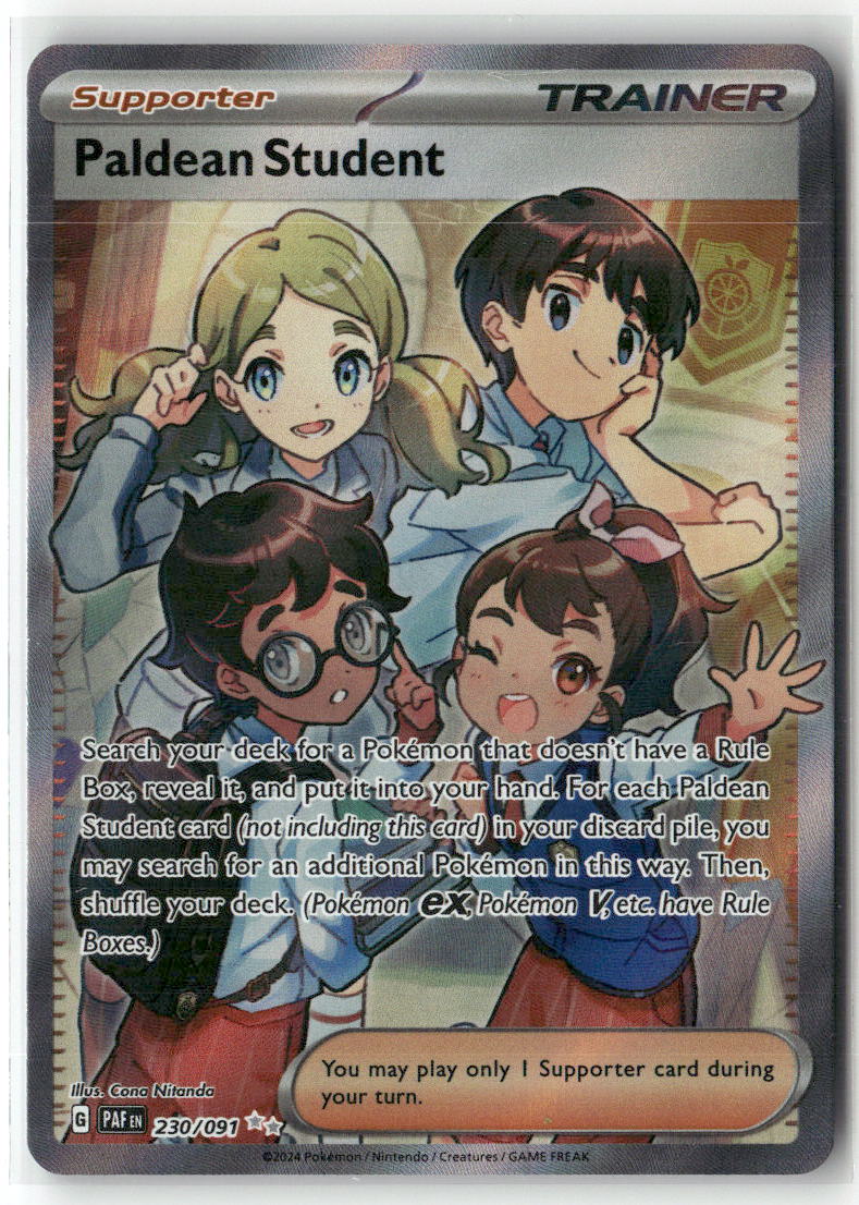 Paldean Student Ultra Rare SV: Paldean Fates 230/091 NM