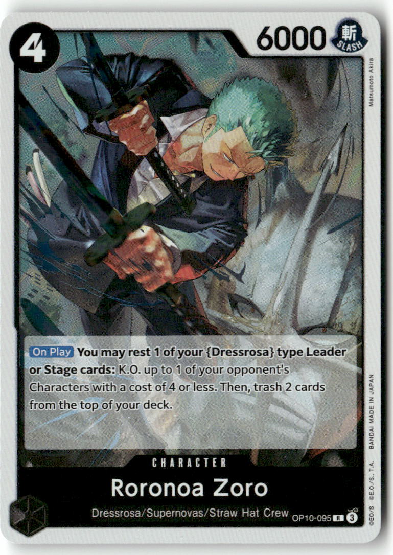 Roronoa Zoro -  (Reprint) R Premium Booster -The Best- Vol. 2 OP10-095 NM