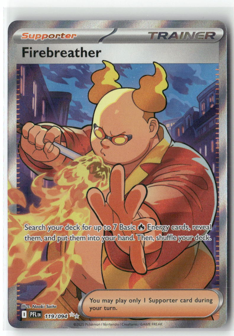 Firebreather Ultra Rare ME02: Phantasmal Flames 119/094 NM
