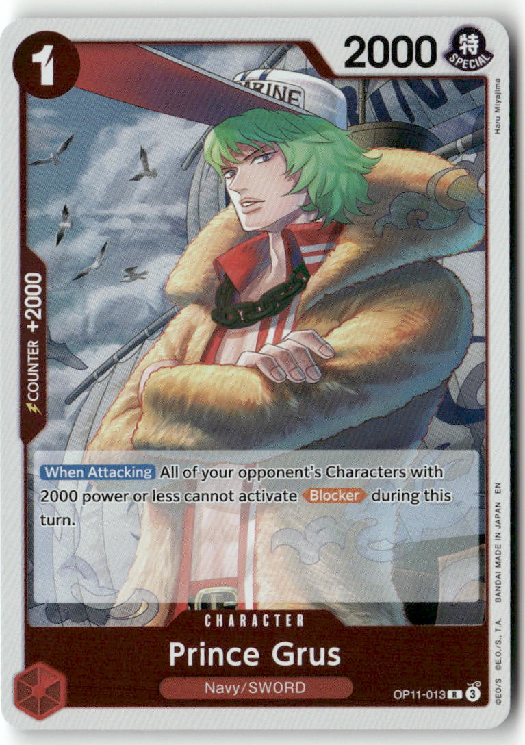 Prince Grus R A Fist of Divine Speed OP11-013 NM