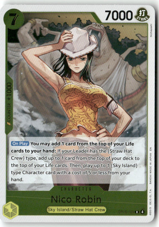 Nico Robin () R Adventure on Kami's Island OP15-109 NM