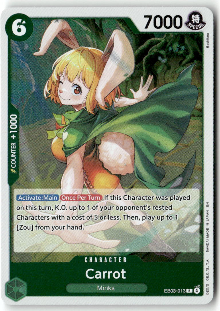 Carrot R Extra Booster: One Piece Heroines Edition EB03-013 NM