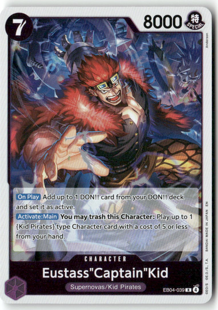 Eustass"Captain"Kid R The Azure Sea's Seven EB04-039 NM