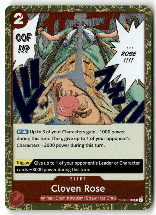 Cloven Rose R Two Legends OP08-018 NM