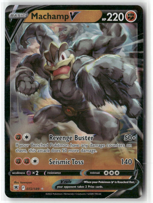 Machamp V Ultra Rare SWSH10: Astral Radiance 072/189 NM