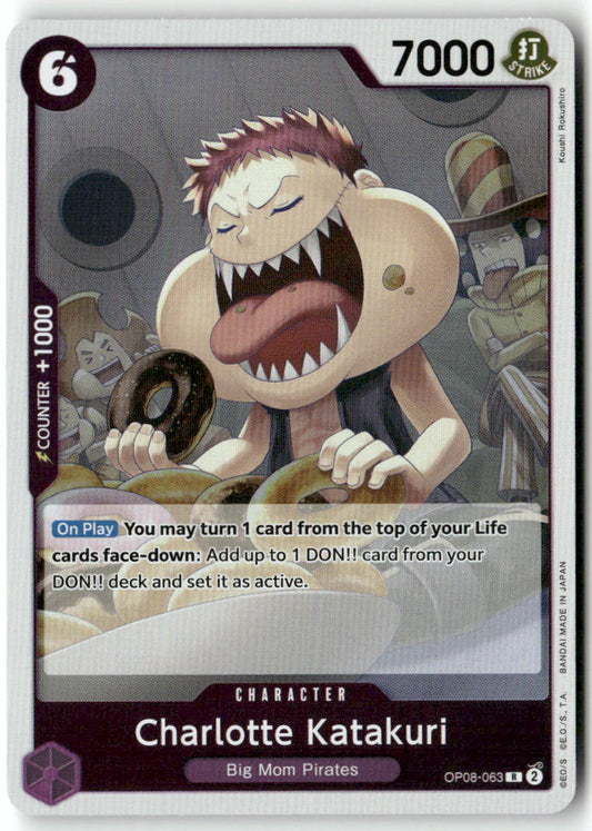 Charlotte Katakuri (063) R Two Legends OP08-063 NM