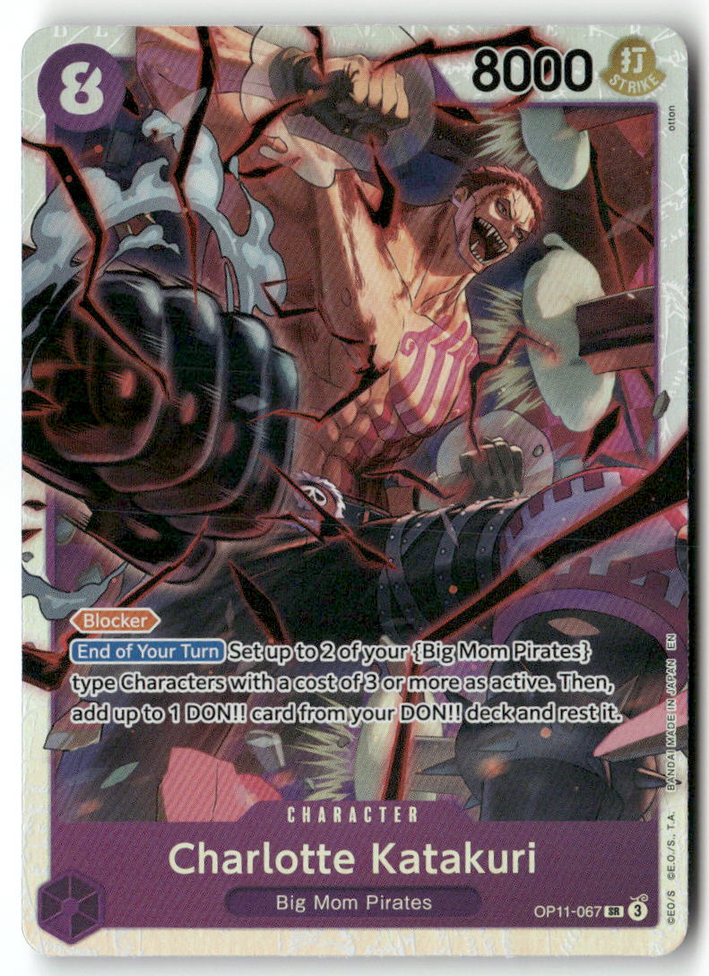 Charlotte Katakuri (067) SR A Fist of Divine Speed OP11-067 NM