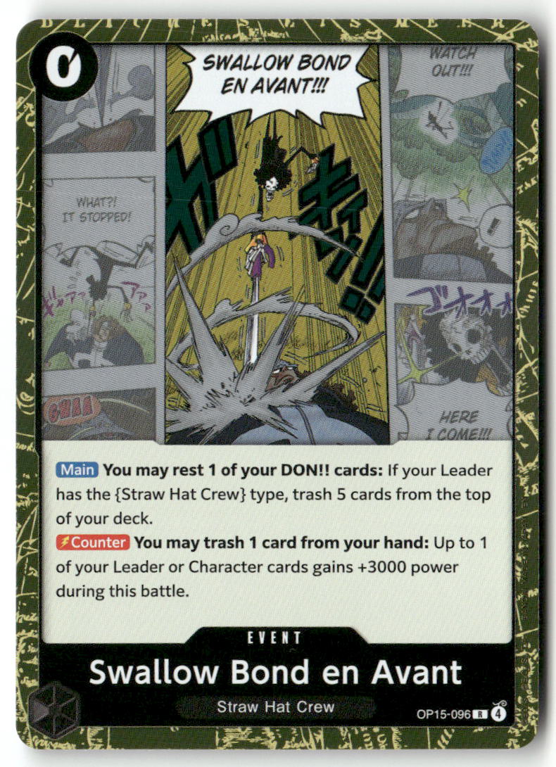 Swallow Bond en Avant R Adventure on Kami's Island OP15-096 NM