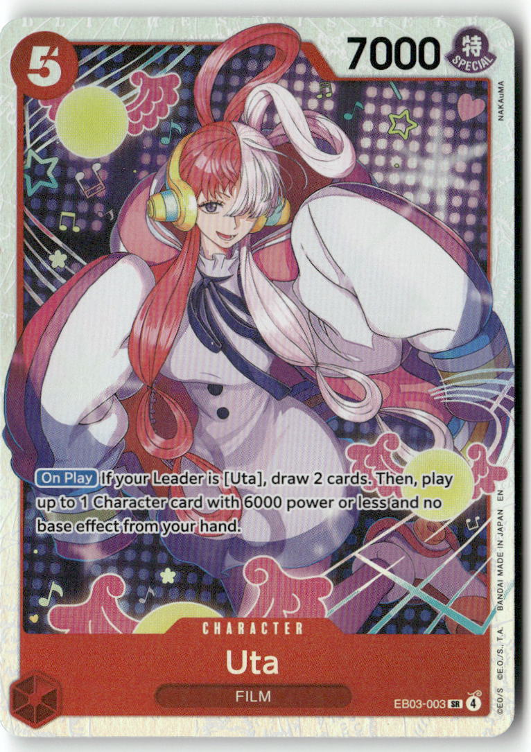 Uta (003) SR Extra Booster: One Piece Heroines Edition EB03-003 NM