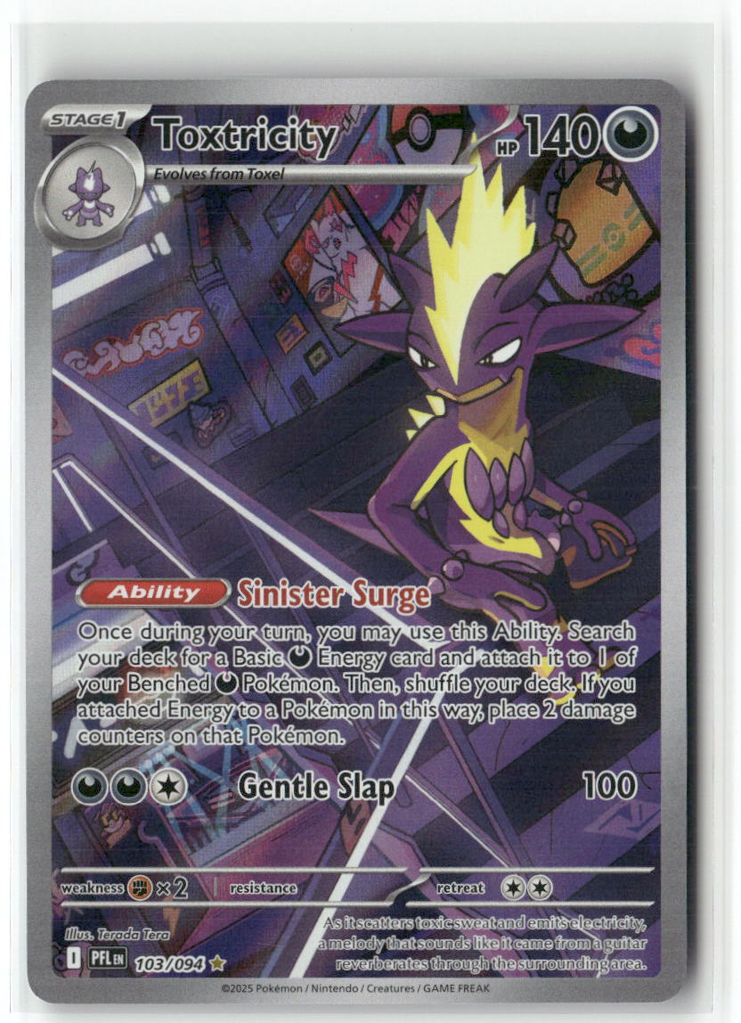 Toxtricity Illustration Rare ME02: Phantasmal Flames 103/094 NM