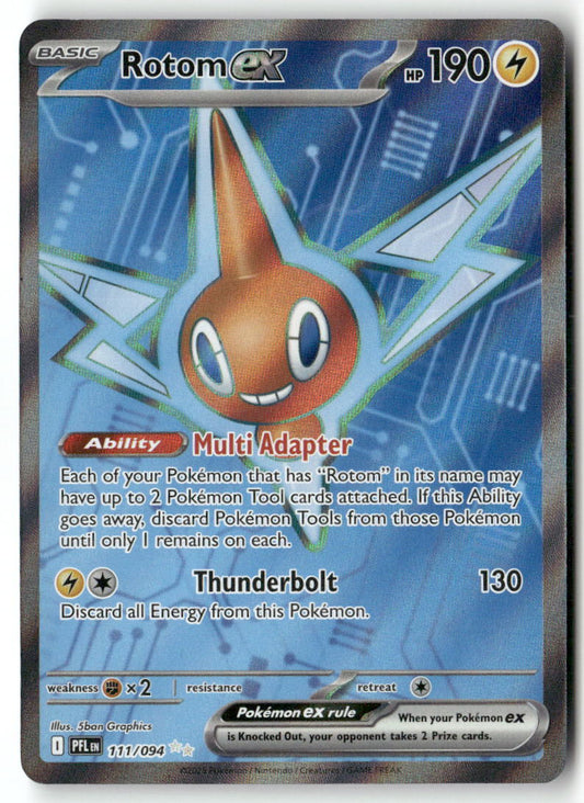 Rotom ex - Ultra Rare ME02: Phantasmal Flames 111/094 NM