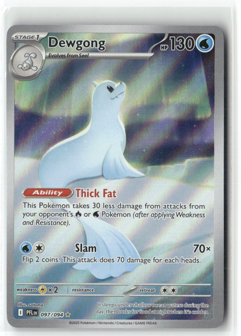 Dewgong - Illustration Rare ME02: Phantasmal Flames 097/094 NM
