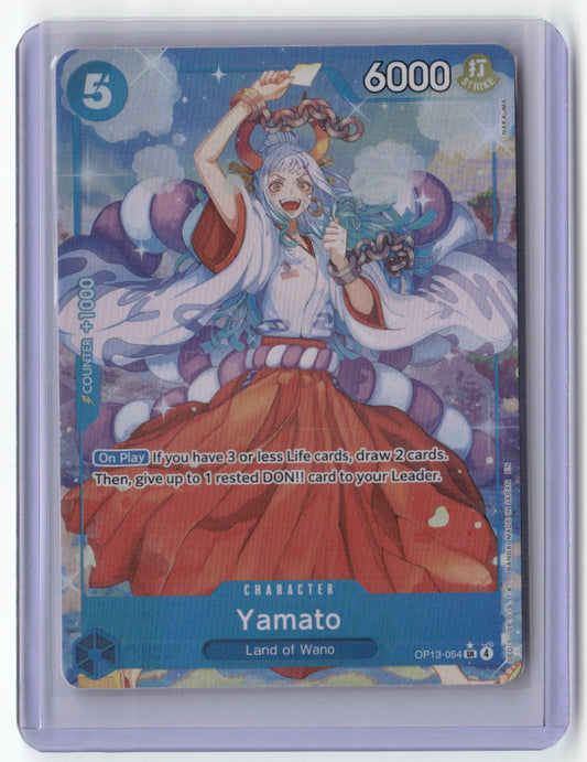 Yamato (Alternate Art) SR Carrying On His Will OP13-054 NM