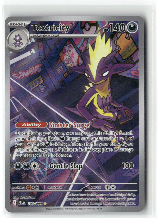 Toxtricity Illustration Rare ME02: Phantasmal Flames 103/094 NM