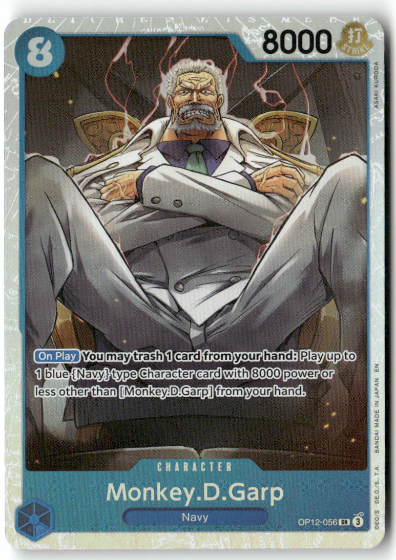 Monkey.D.Garp SR Legacy of the Master OP12-056 NM