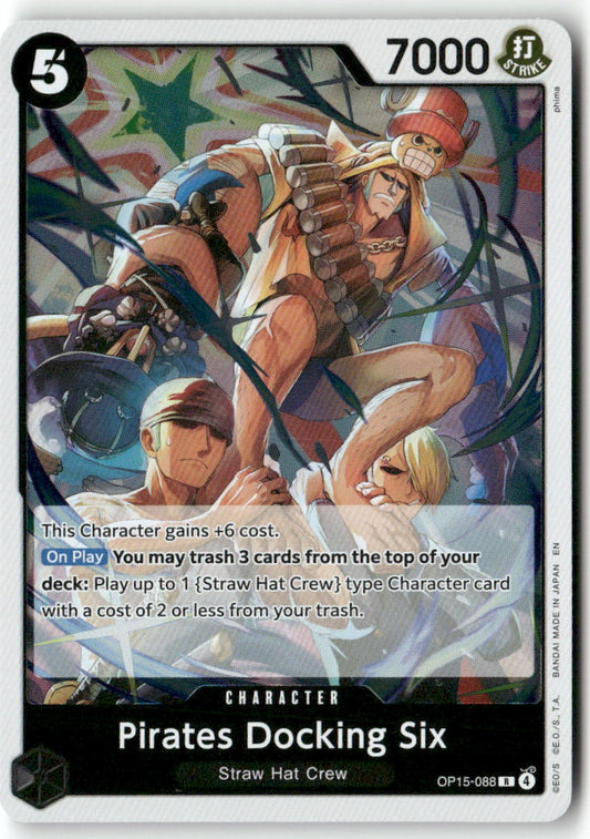 Pirates Docking Six R Adventure on Kami's Island OP15-088 NM