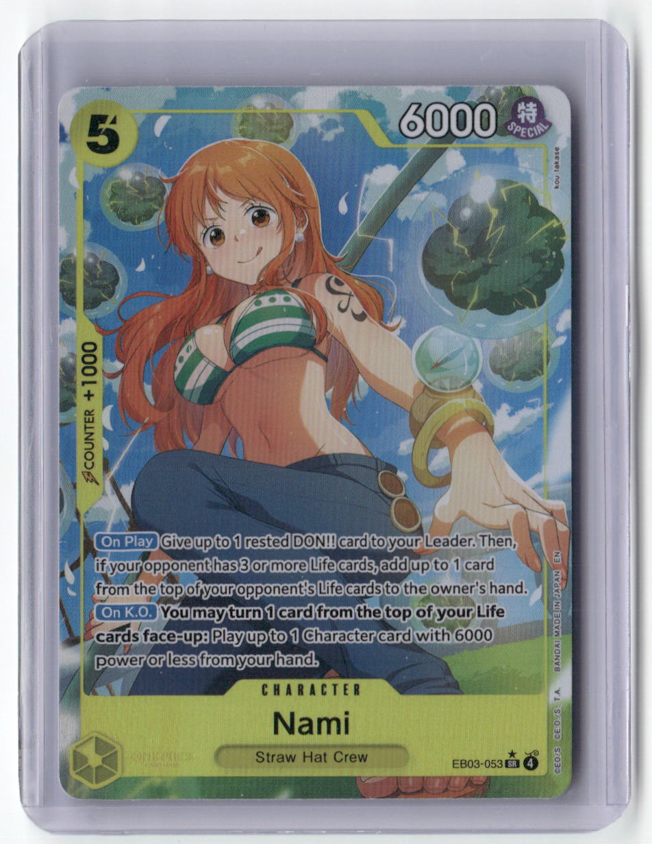 Nami (053) (Alternate Art) SR Extra Booster: One Piece Heroines Edition EB03-053 NM