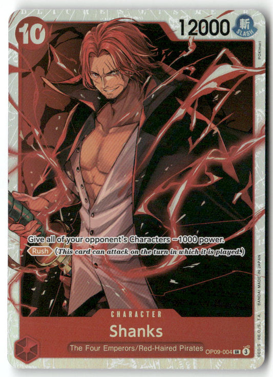 Shanks (004) SR Emperors in the New World OP09-004 NM
