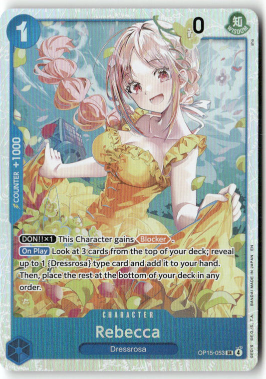 Rebecca () SR Adventure on Kami's Island OP15-053 NM