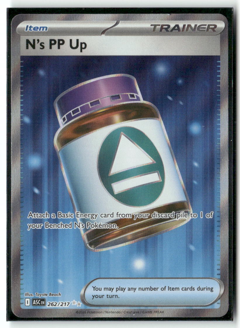 N's PP Up - Ultra Rare ME: Ascended Heroes 262/217 NM