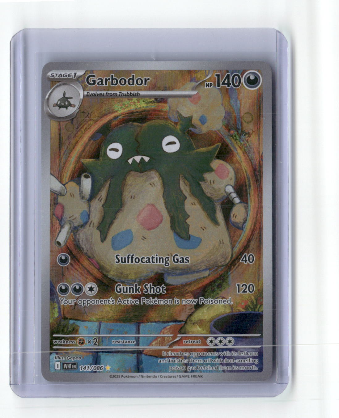 Garbodor Illustration Rare SV: White Flare 141/086 NM