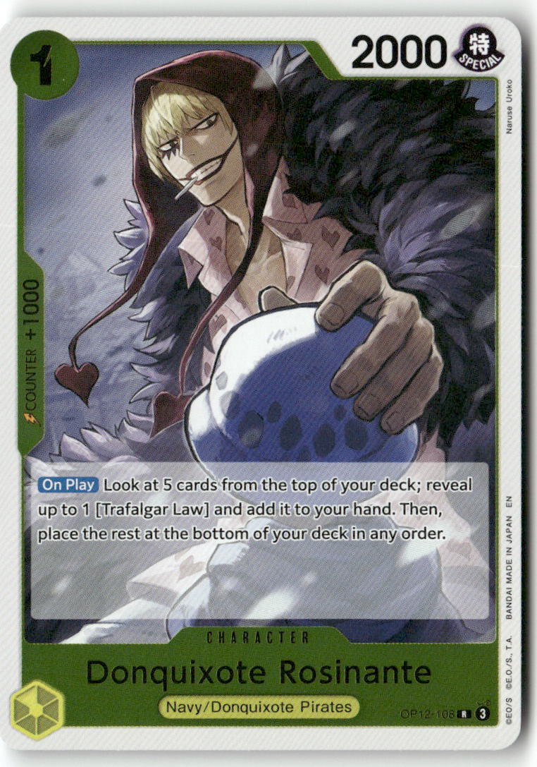 Donquixote Rosinante (108) R Legacy of the Master OP12-108 NM