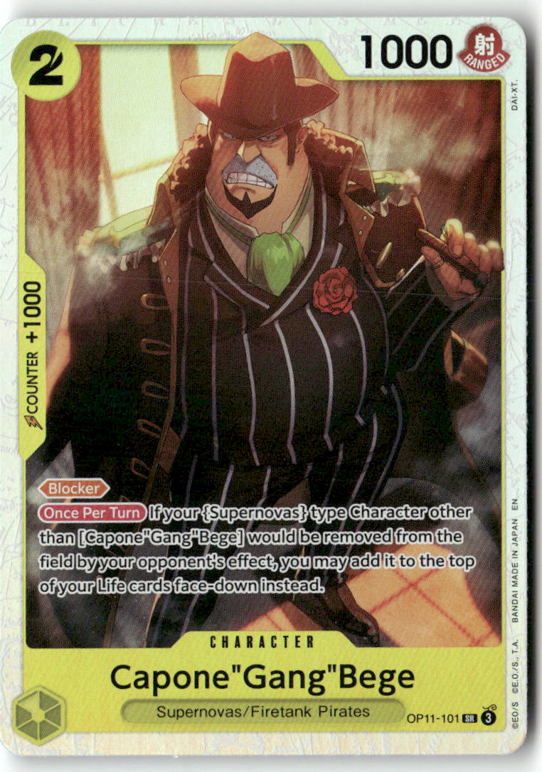 Capone"Gang"Bege (101) SR A Fist of Divine Speed OP11-101 NM