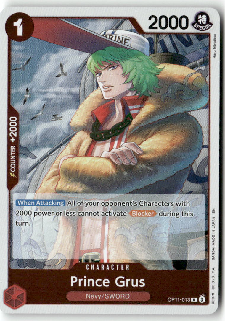 Prince Grus R A Fist of Divine Speed OP11-013 NM