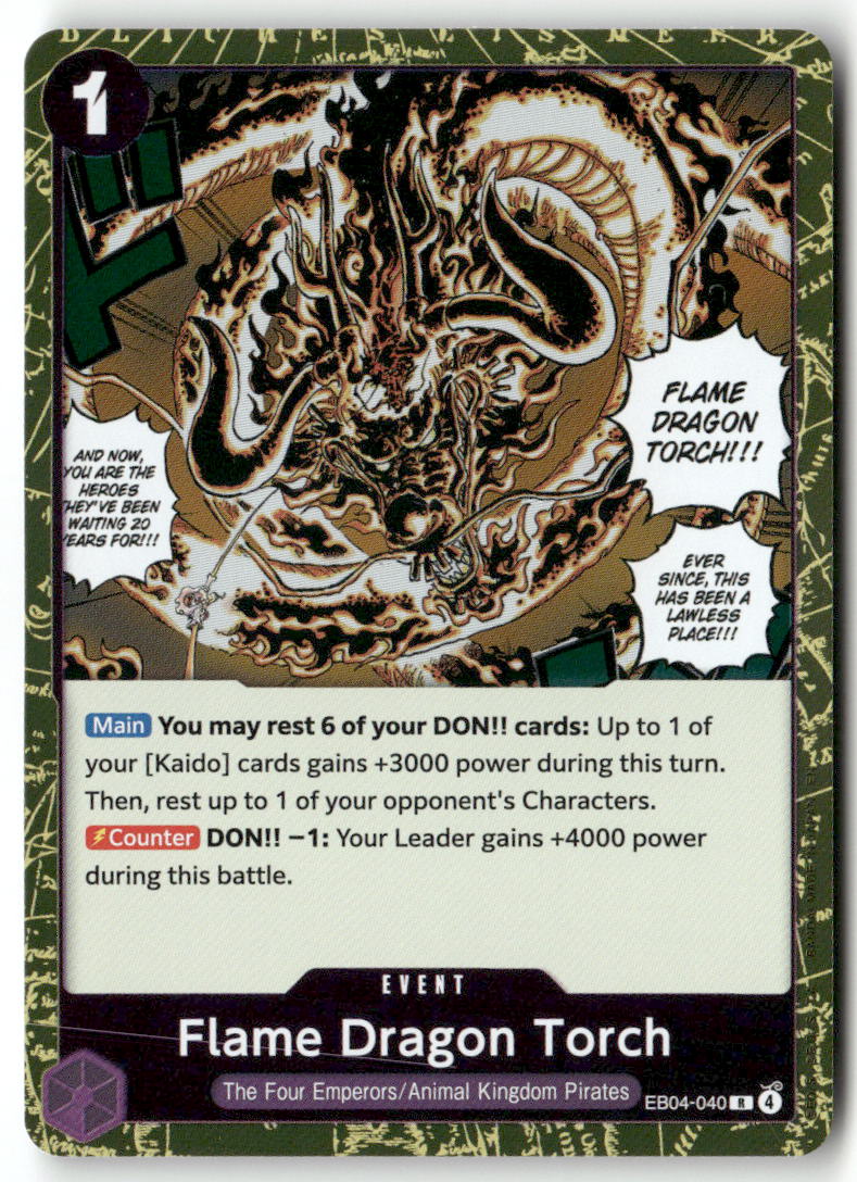 Flame Dragon Torch R The Azure Sea's Seven EB04-040 NM