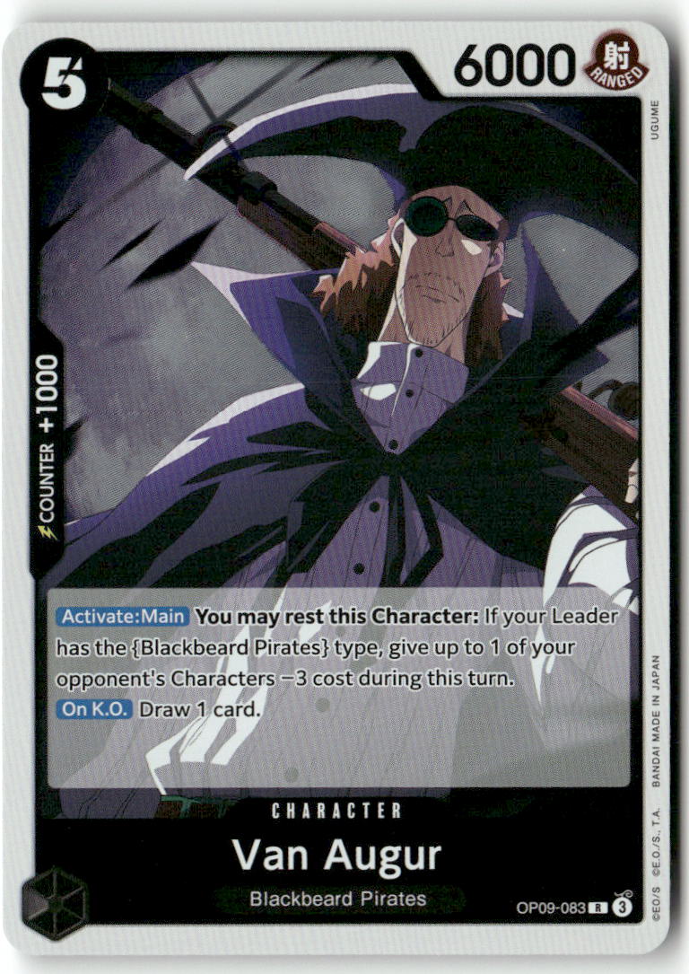 Van Augur (Reprint) R Starter Deck 27: BLACK Marshall.D.Teach OP09-083 NM