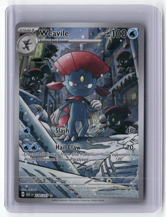 Weavile Illustration Rare ME: Ascended Heroes 228/217 NM