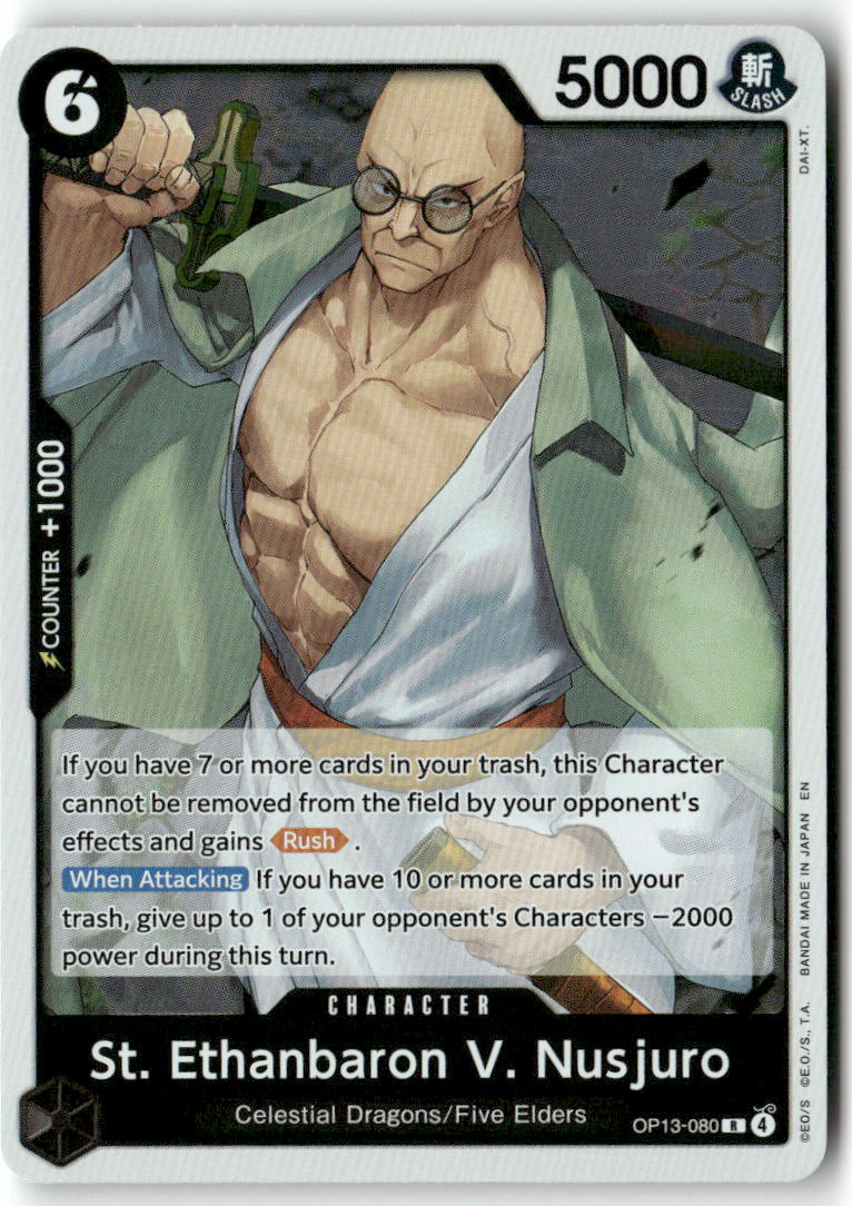 St. Ethanbaron V. Nusjuro R Carrying On His Will OP13-080 NM