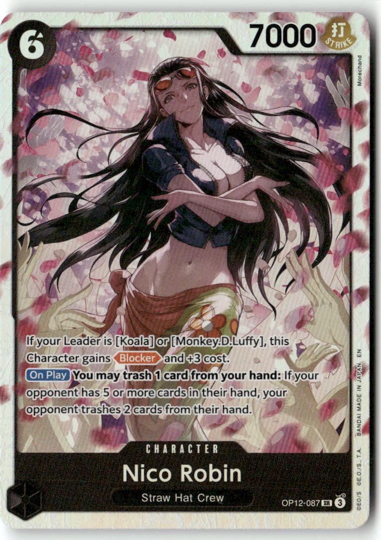 Nico Robin SR Legacy of the Master OP12-087 NM