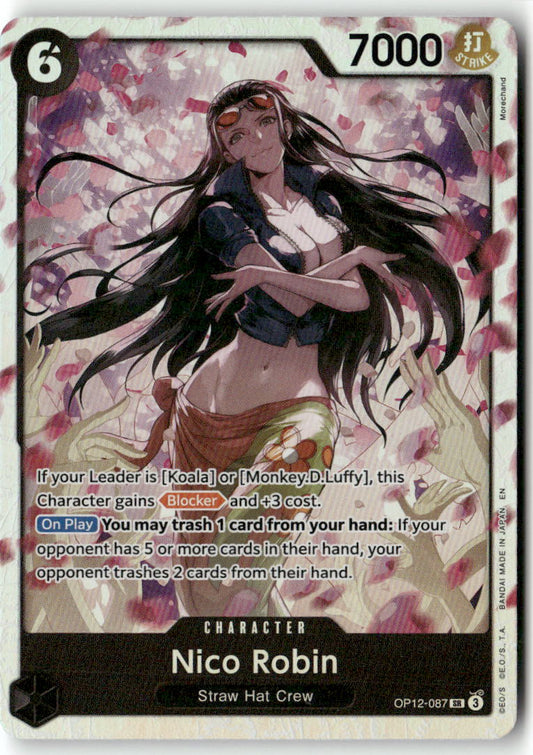 Nico Robin SR Legacy of the Master OP12-087 NM