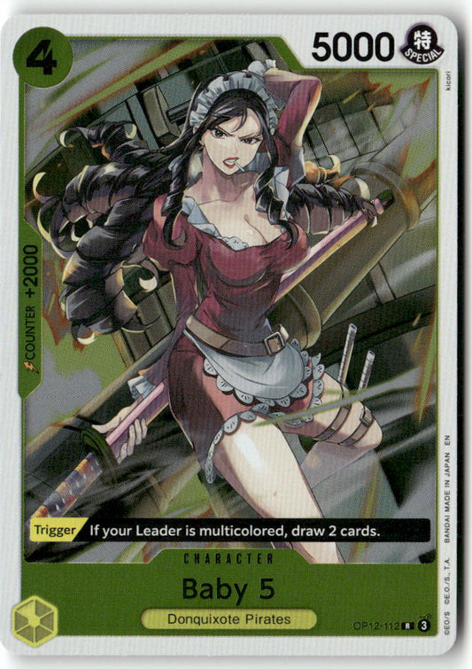 Baby 5 (112) R Legacy of the Master OP12-112 NM