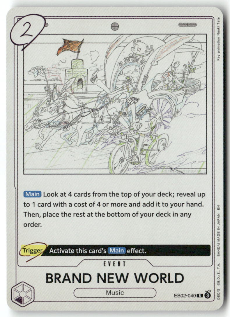 BRAND NEW WORLD R Extra Booster: Anime 25th Collection EB02-040 NM