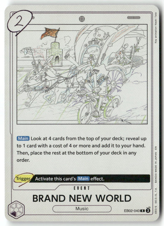 BRAND NEW WORLD R Extra Booster: Anime 25th Collection EB02-040 NM