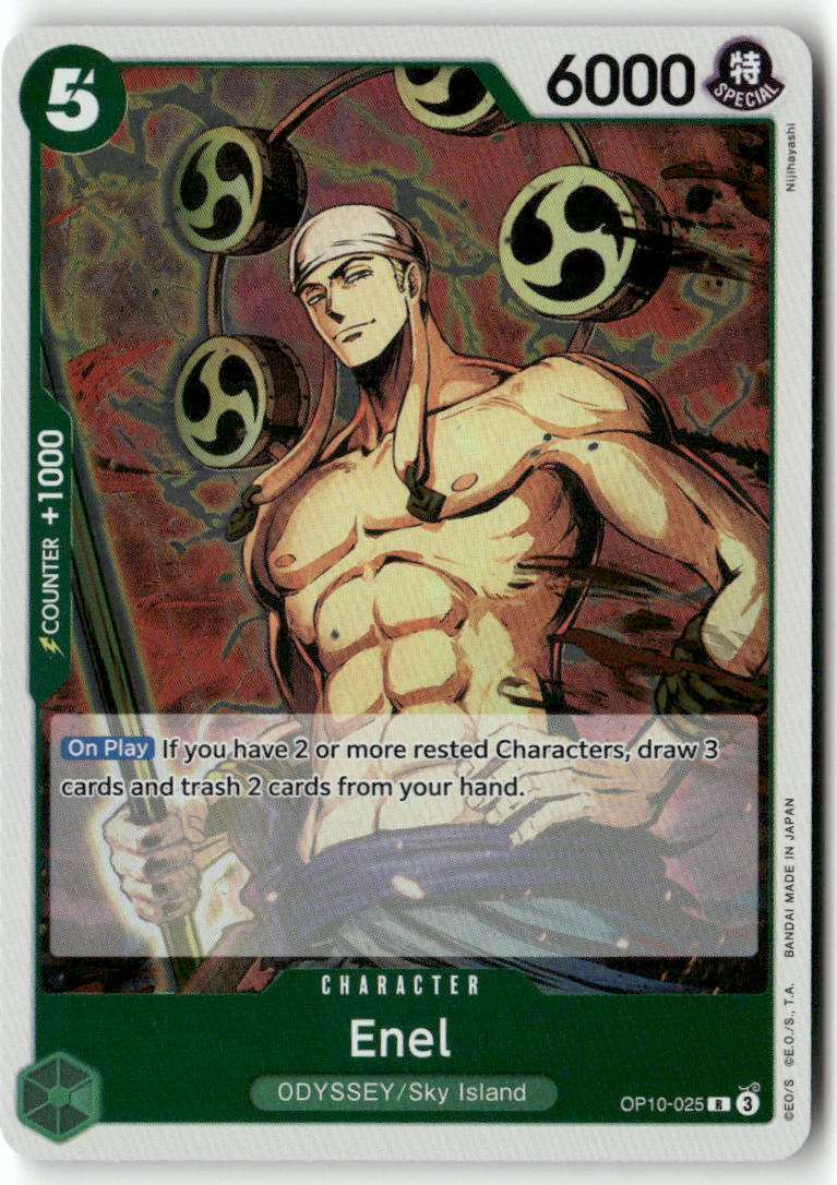Enel (Judge Pack Vol. 6) R One Piece Promotion Cards OP10-025 NM
