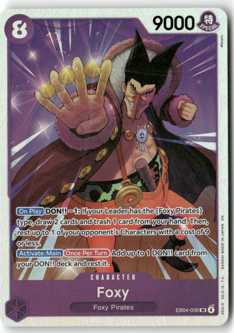 Foxy SR The Azure Sea's Seven EB04-036 NM