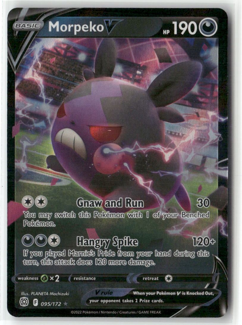 Morpeko V Ultra Rare SWSH09: Brilliant Stars 095/172 NM