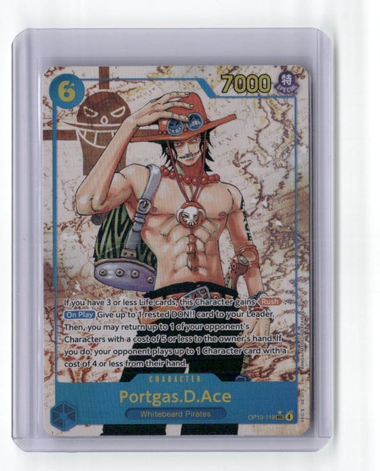 Portgas.D.Ace (119) (Parallel) SEC Carrying On His Will OP13-119 NM