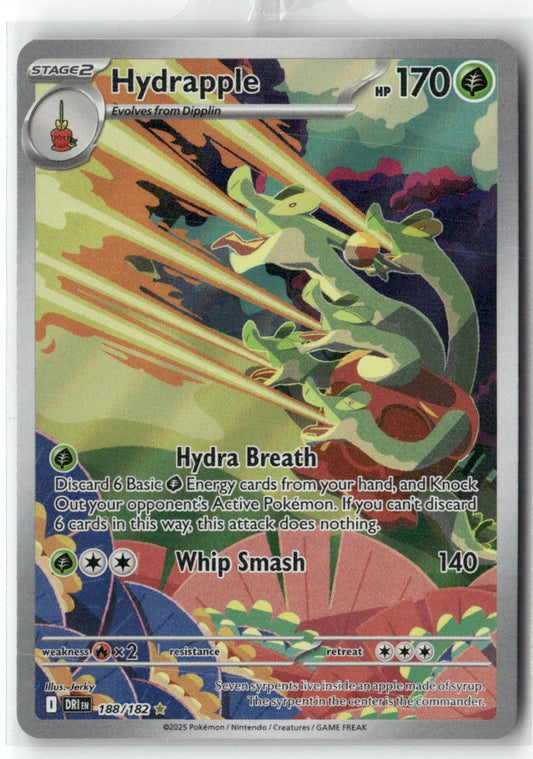 Hydrapple Illustration Rare SV10: Destined Rivals 188/182 NM