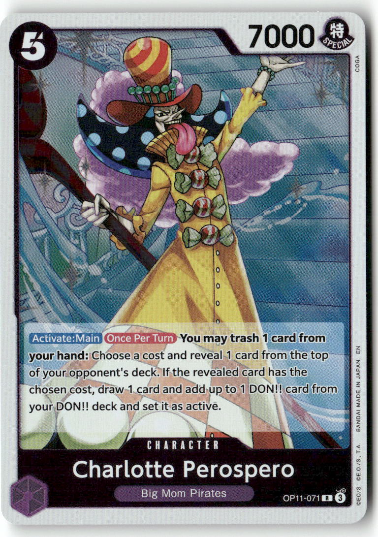 Charlotte Perospero R A Fist of Divine Speed OP11-071 NM