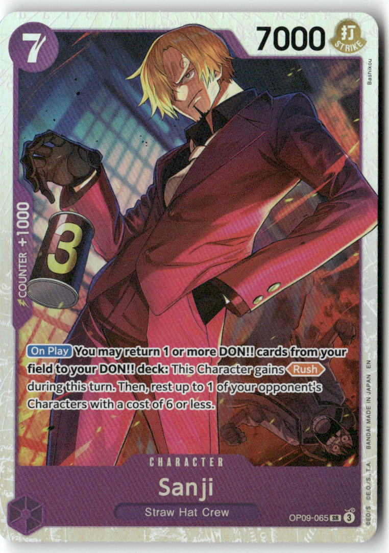 Sanji (065) SR Emperors in the New World OP09-065 NM