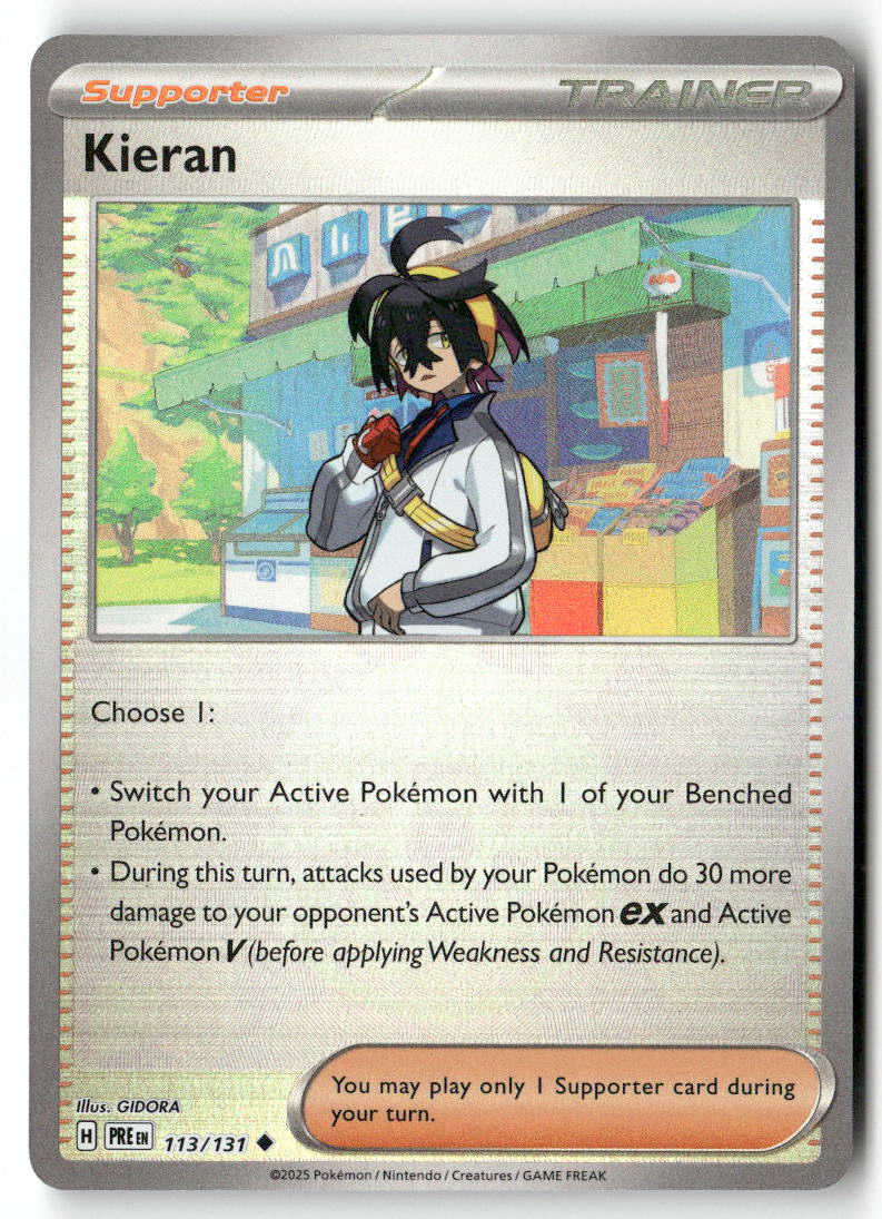 Kieran Uncommon SV: Prismatic Evolutions 113/131 NM
