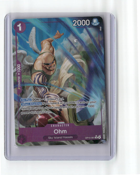 Ohm (Alternate Art) R Adventure on Kami's Island OP15-061 NM