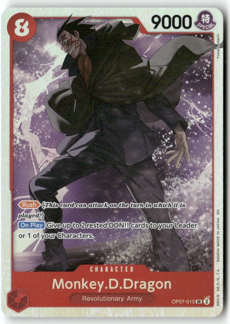 Monkey.D.Dragon SR Learn Together Deck Set OP07-015 NM