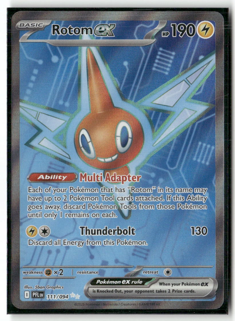 Rotom ex Ultra Rare ME02: Phantasmal Flames 111/094 NM
