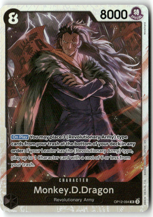 Monkey.D.Dragon SR Legacy of the Master OP12-094 NM